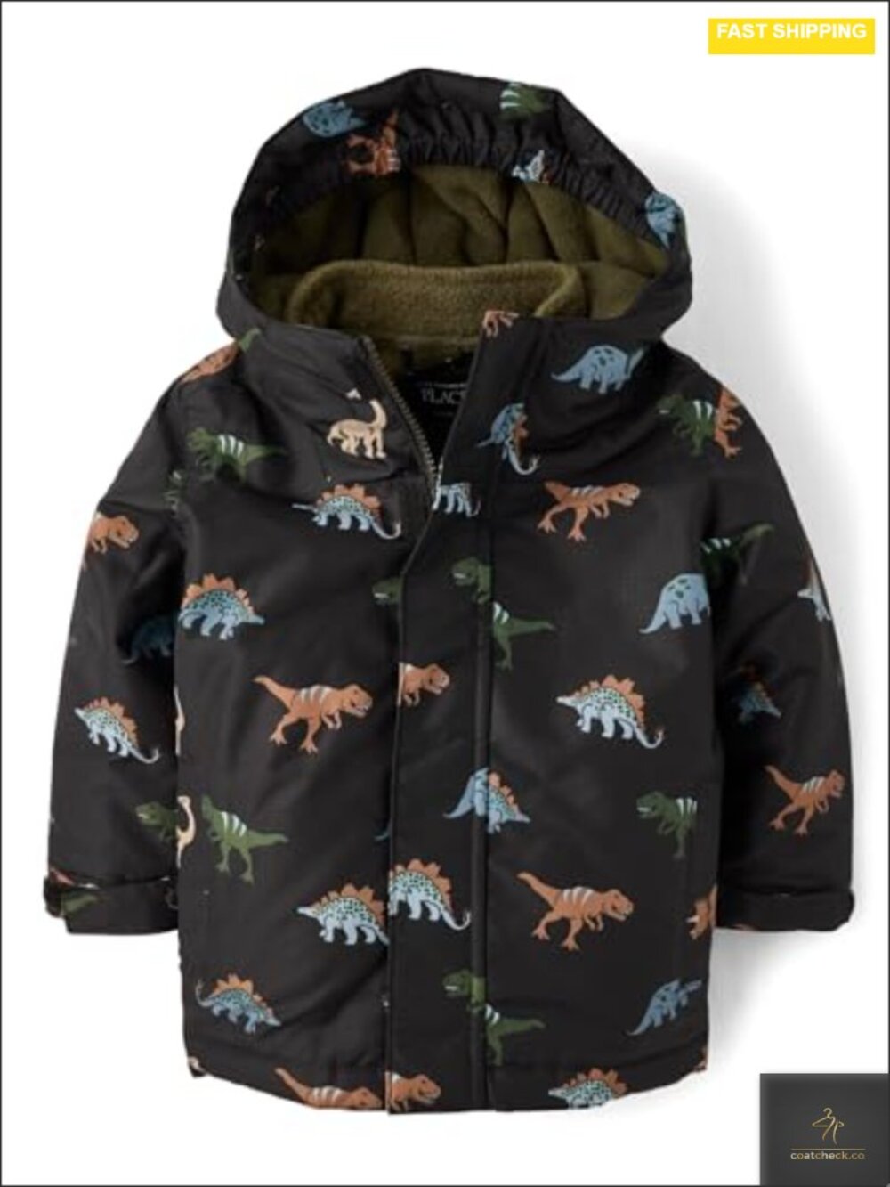 3-in-1 Winter Jacket for Toddler Boys Wind Water-Resistant Shell Fleece Inner